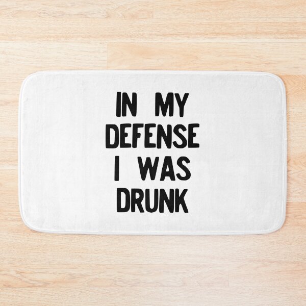 Item preview, In My Defense I Was Drunk Funny Drinking Regret product designed and sold by NoveltyMerch.