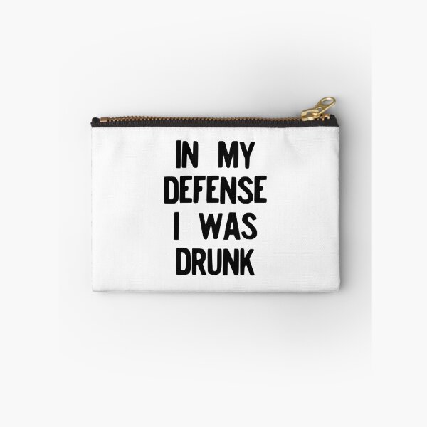 Item preview, In My Defense I Was Drunk Funny Drinking Regret product designed and sold by NoveltyMerch.