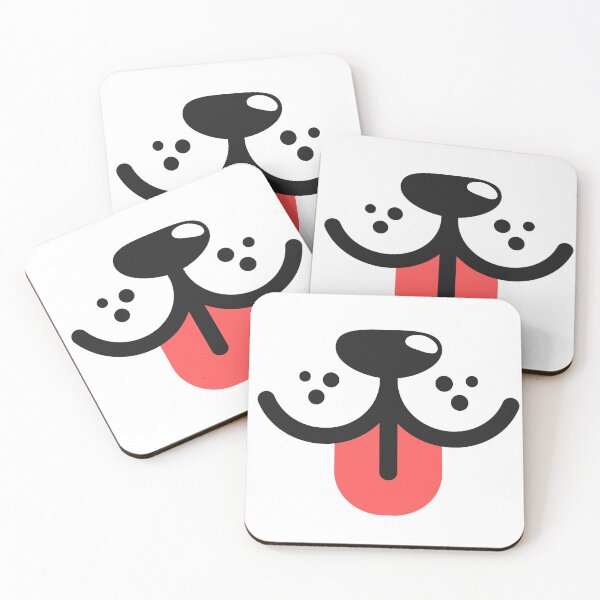 Item preview, Cute dog face with a red tongue designed and sold by dogMematic.