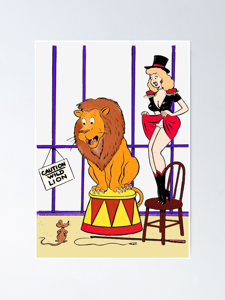 Póster «El domador de leones» de Murray-Mint | Redbubble