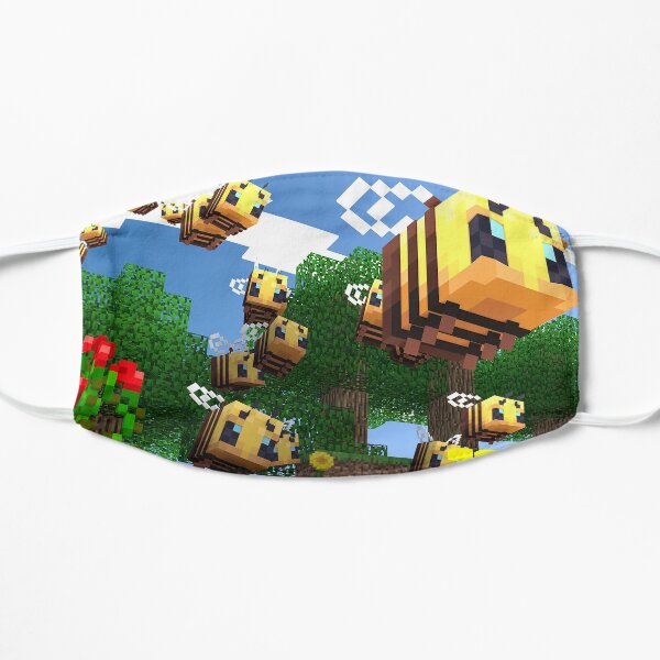 Minecraft Bees Flat Mask