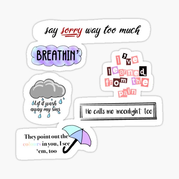 ariana grande stickers redbubble