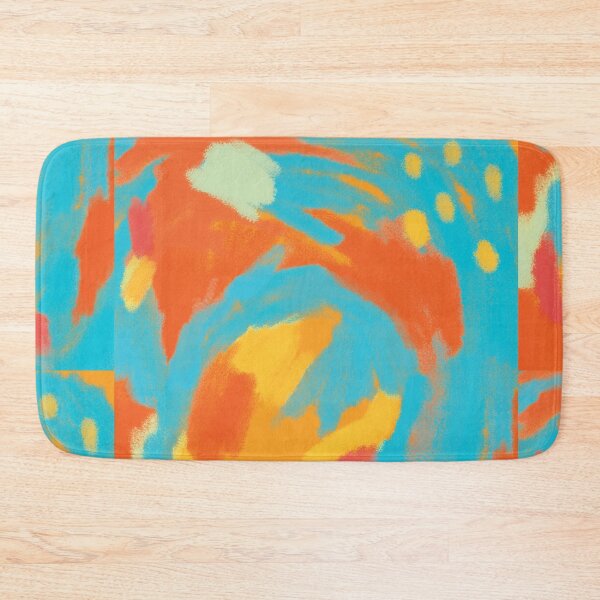 Item preview, Abstract Summer -  Orange Blue Red Modern Texture  designed and sold by MarleneCanto.