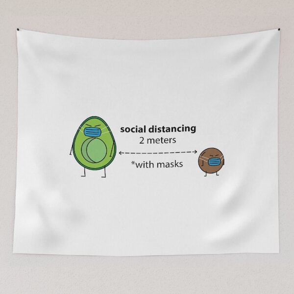 Item preview, Social distancing (version 2) designed and sold by Bitit.