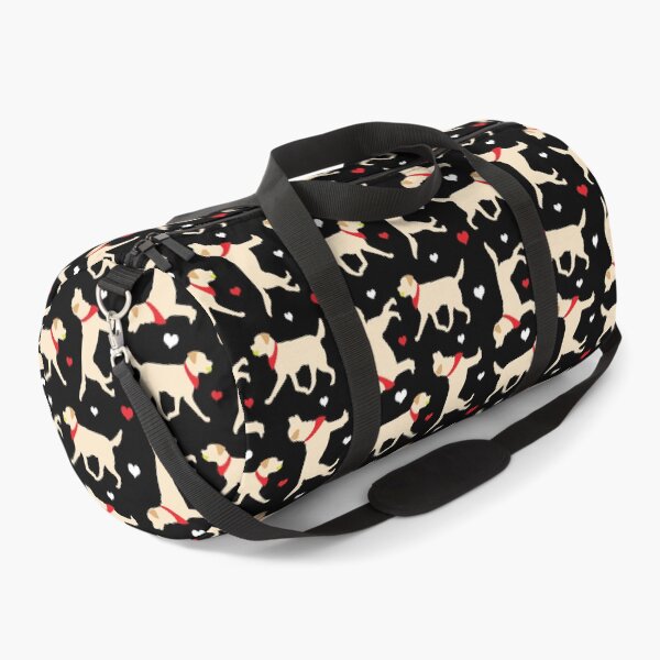 Yellow Labrador Dog Breed Lab Lover Pattern Duffle Bag