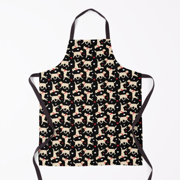 Yellow Labrador Dog Breed Lab Lover Pattern Apron