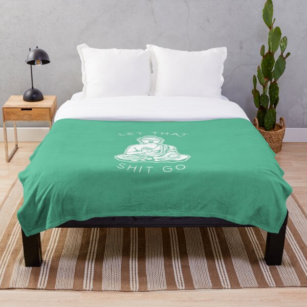 Item preview, Let That Shit Go Buddha (Mint Green) designed and sold by windowsdown.