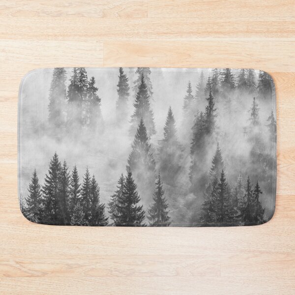 Item preview, Misty forest- black and white photo  designed and sold by NordicSommer.