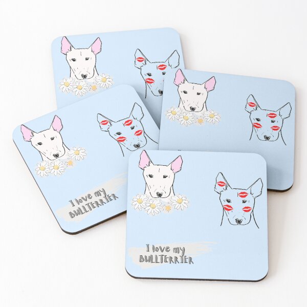 Item preview, Bullterrier sticker pack designed and sold by NinaBetterNot.