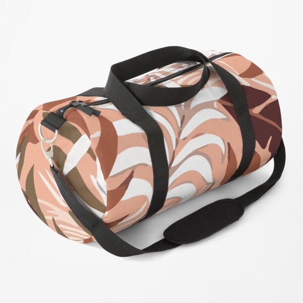 Original Tropical Pattern With Bright Plants Duffle Bag