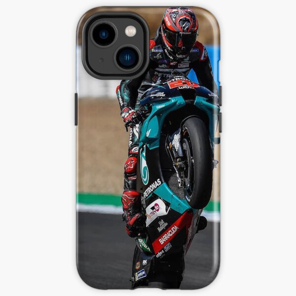 Pilote Petronas Yamaha SRT Fabio Quartararo MotoGP 2020 Jump Style Coque antichoc iPhone