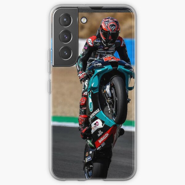 Pilote Petronas Yamaha SRT Fabio Quartararo MotoGP 2020 Jump Style Coque souple Samsung Galaxy