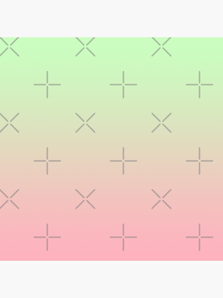 Soft Pastel Green and Pink Gradient Poster for Sale by