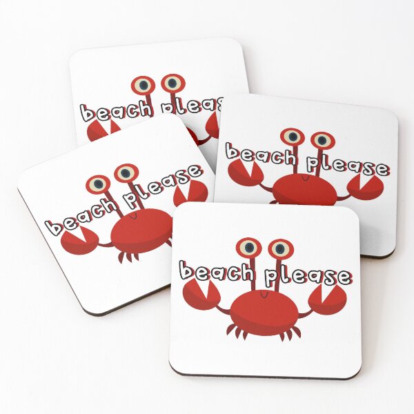 Item preview, beache please crab design designed and sold by coatstar.