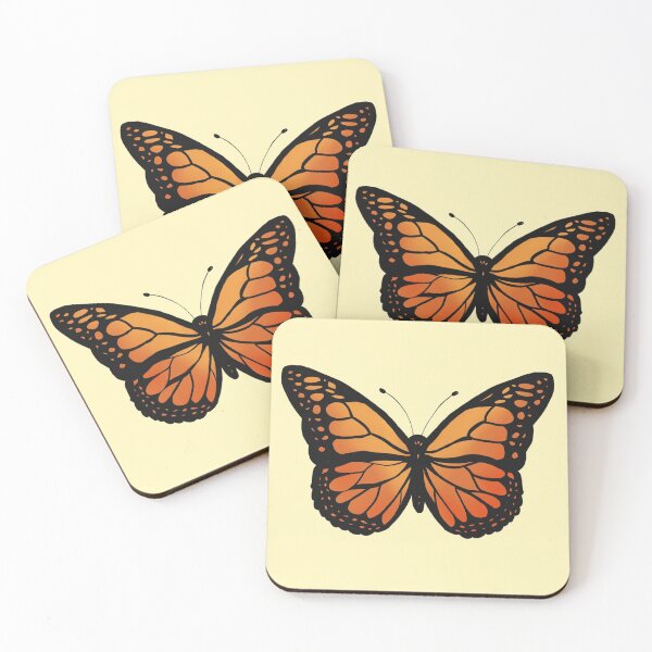 Item preview, Black butterfly with orange background  designed and sold by kjrock.