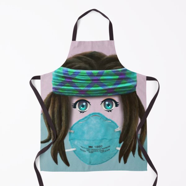 Item preview, Cute hippie style girl with headband and mask designed and sold by Sonia dutta_art.