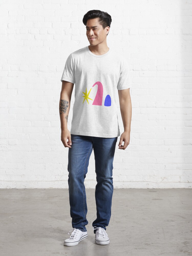 Men's Cotton Blend T-Shirt - Joy Inside Out Inspired - Rainbow Rules