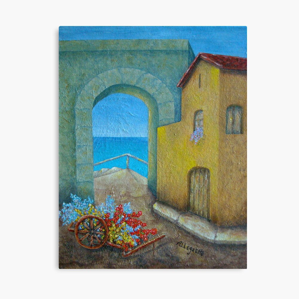Pietrasanta In Tuscany Canvas Print