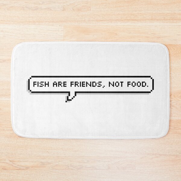 Item preview, Fish are Friends Pixel Speech Bubble designed and sold by Lemon  Merch.
