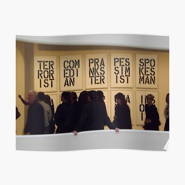 Guggenheim Museum, Christopher Wool Exhibit, Frank Lloyd Wright Architect, New York City Poster
