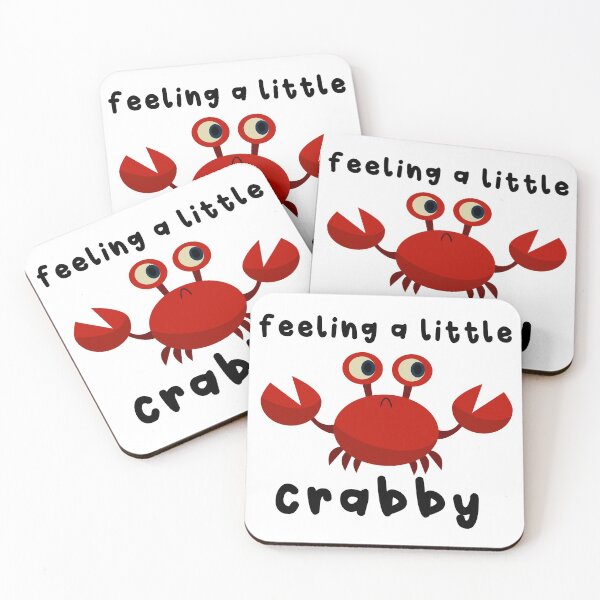 Item preview, feeling a little crabby pun crab design designed and sold by coatstar.