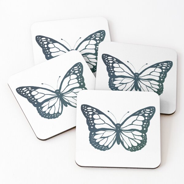 Item preview, Blue butterfly outline designed and sold by kjrock.