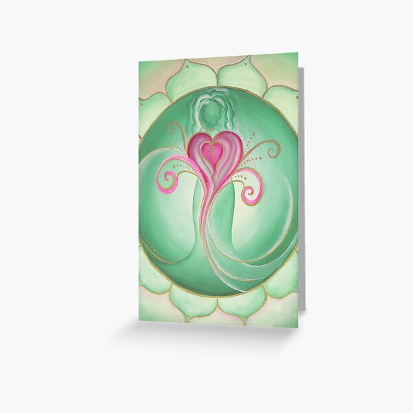 4th Chakra - Heart Chakra Greeting Card