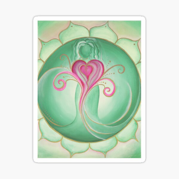4th Chakra - Heart Chakra Sticker