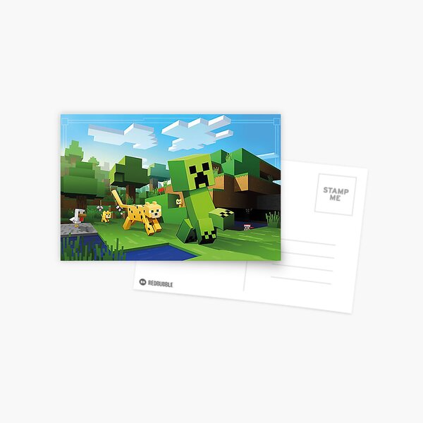Minecraft in the Wild Postcard