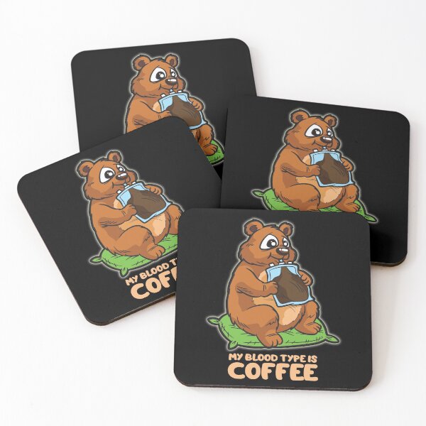 Item preview, MY BLOOD TYPE IS COFFEE designed and sold by Moonpie90.