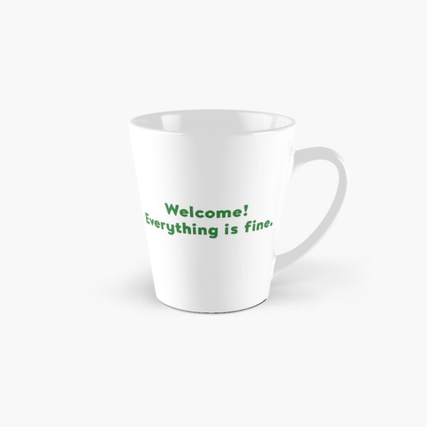 Vista previa del artículo con la obra «The Good Place “¡Bienvenido! Todo esta bien"», diseñado y vendido por Emma Tams.