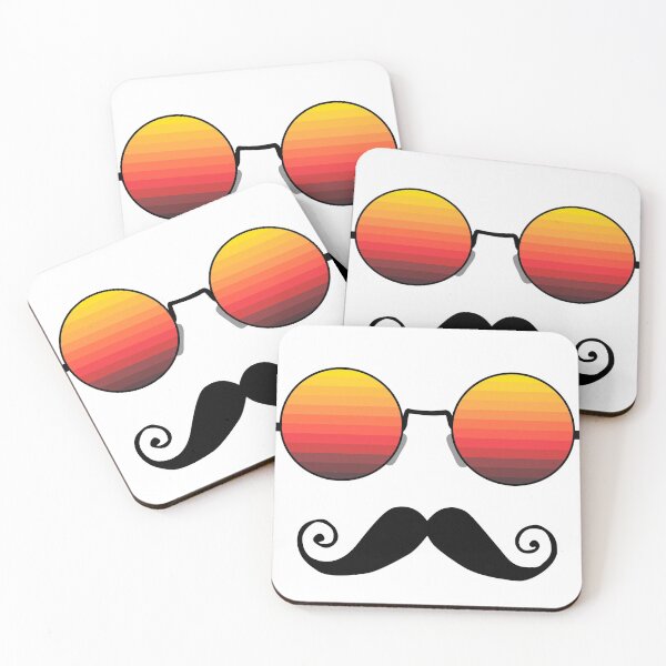Item preview, Hipster Sunglasses with a Tuco Mustache Jazz Collection designed and sold by BoastyDesigns.