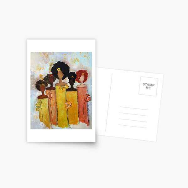 Sistahs Stand Golden Postcard