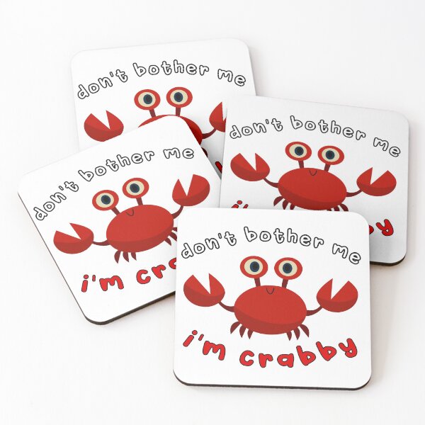 Item preview, don't bother me i'm crabby pun crab design designed and sold by coatstar.