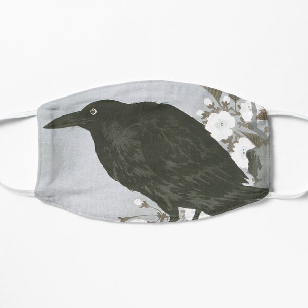 M-021 Crow on Cherry Tree Small Mask