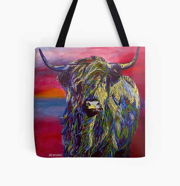 Item preview, Colorful Highland Cow designed and sold by Ian McGann.