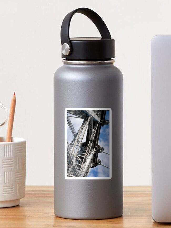Thumbnail 1 of 3, Sticker, Manhattan Bridge in NYC designed and sold by ColeRW.