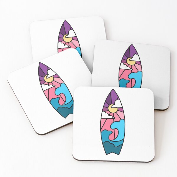 Item preview, Colorful surf board  designed and sold by michalsaitowitz.