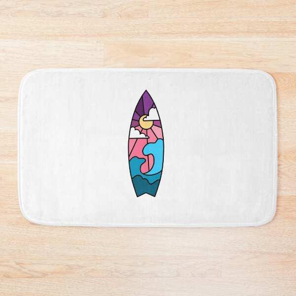 Item preview, Colorful surf board  designed and sold by michalsaitowitz.