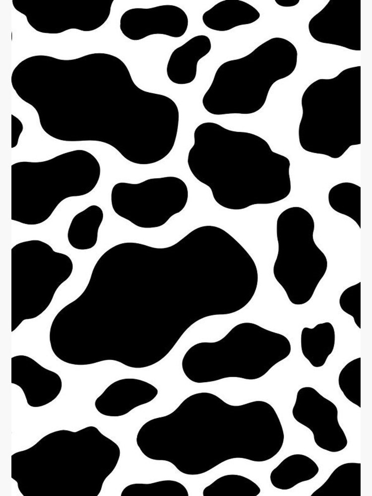 cow print Sticker for Sale by jennaiscooler