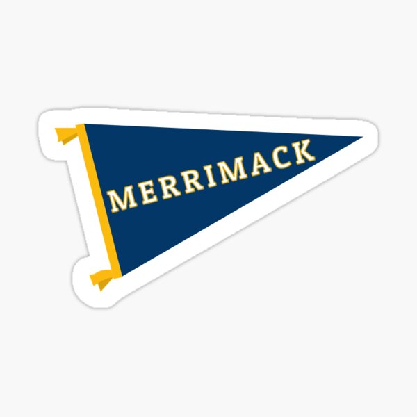 Item preview, Merrimack College pennant sticker designed and sold by lindsey788.