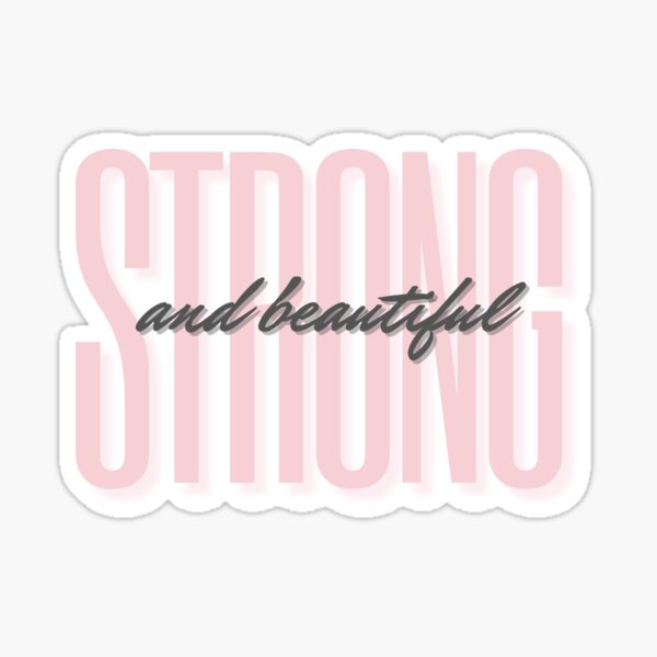 Item preview, I Am Strong and Beautiful designed and sold by ShopEssentials.