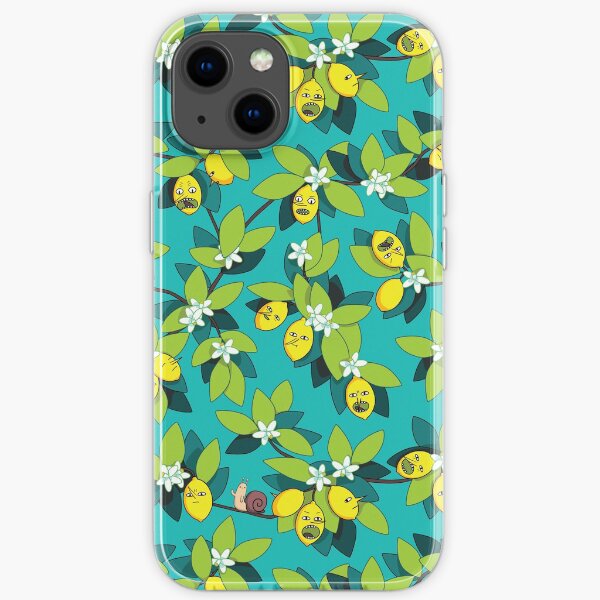 Lemongrab Tree Pattern iPhone Soft Case