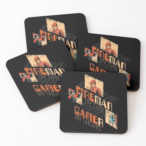 Item preview, Firefighter And Gamer designed and sold by Gravity1206.