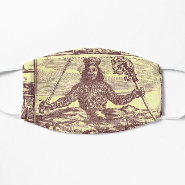 Hobbes Leviathan Yellow Flat Mask