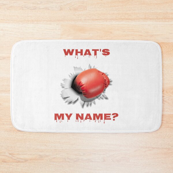 Item preview, what's my name? saying Muhammad Ali boxing legend designed and sold by portrait4you.