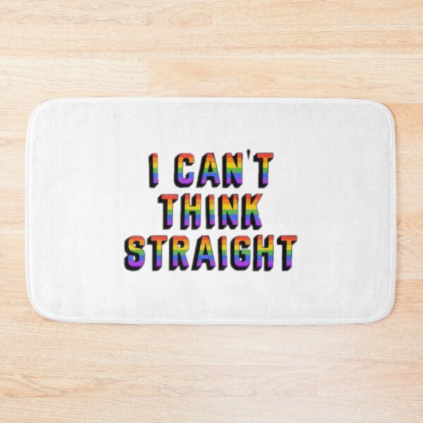 Item preview, I can’t think straight lgbtq  designed and sold by emilyxgriffinx.