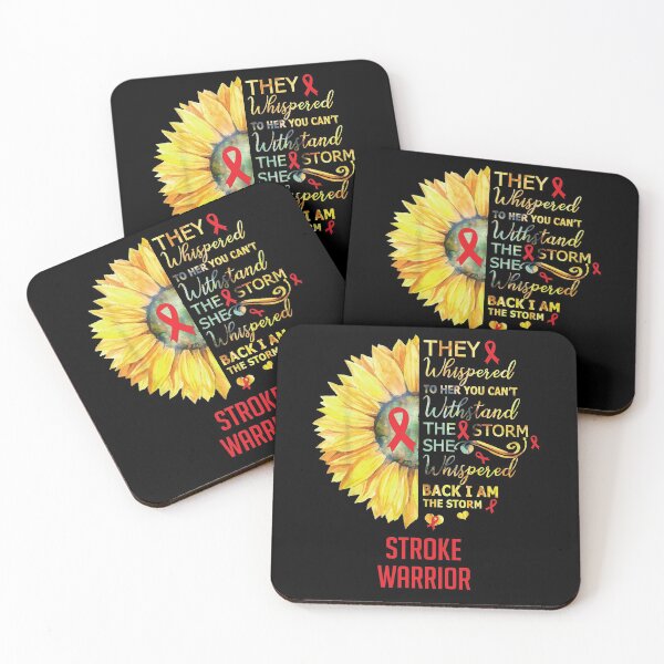 Item preview, Stroke Awareness Warrior Support Survivor Red Ribbon Gifts  designed and sold by jimiyour.