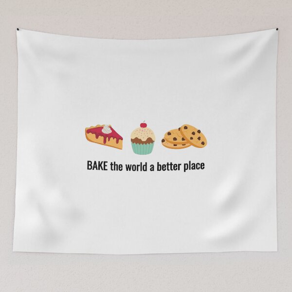 Item preview, Dessert Baking Humor - BAKE the world a better place! designed and sold by EstelleStar.