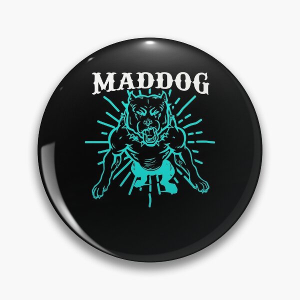 Mad Dog Pins And Buttons Redbubble - pin by 𝕄𝕒𝕪𝕒 on bloxburg music codes in 2020 custom decals decal design roblox pictures